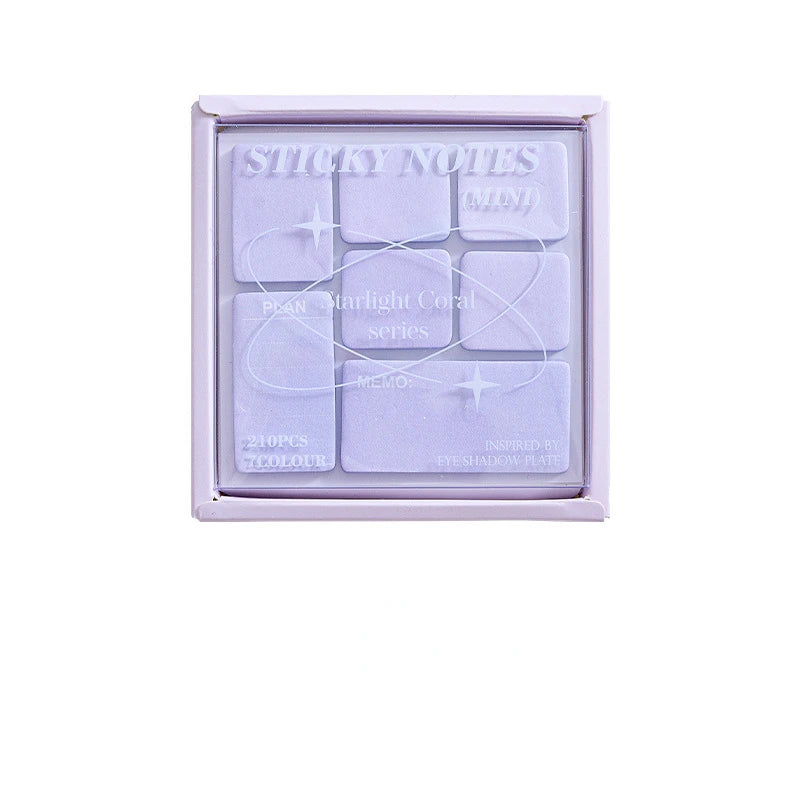 Creative Mini Sticky Note for Student Fashion Gradient Color Notepad Eye Shadow Style Scrapbooking Memo Pad School Supplies