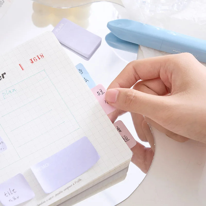Creative Mini Sticky Note for Student Fashion Gradient Color Notepad Eye Shadow Style Scrapbooking Memo Pad School Supplies