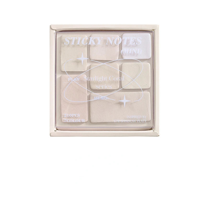 Creative Mini Sticky Note for Student Fashion Gradient Color Notepad Eye Shadow Style Scrapbooking Memo Pad School Supplies