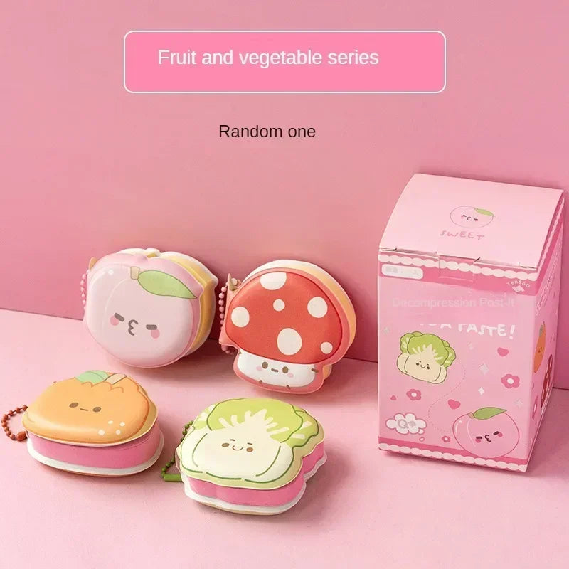 Cartoon Soft Silicone Cover Memo Pad Paper Sticky Notes Planner Sticker Paste Kawaii Stationery Papeleria Office School Supplies