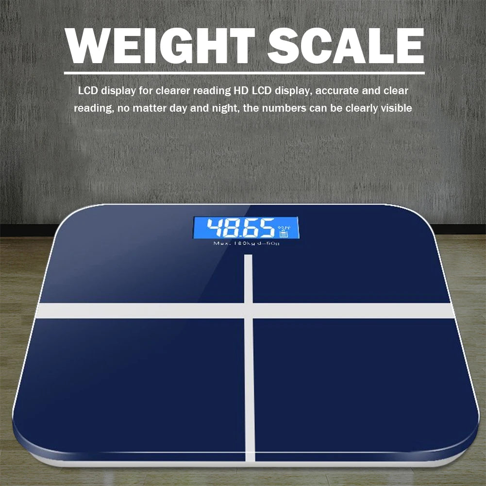 Household Electronic Scale HD Display Electronic Weight Scale USB Charging Precision Tool for Home Office Supplies Adult Health