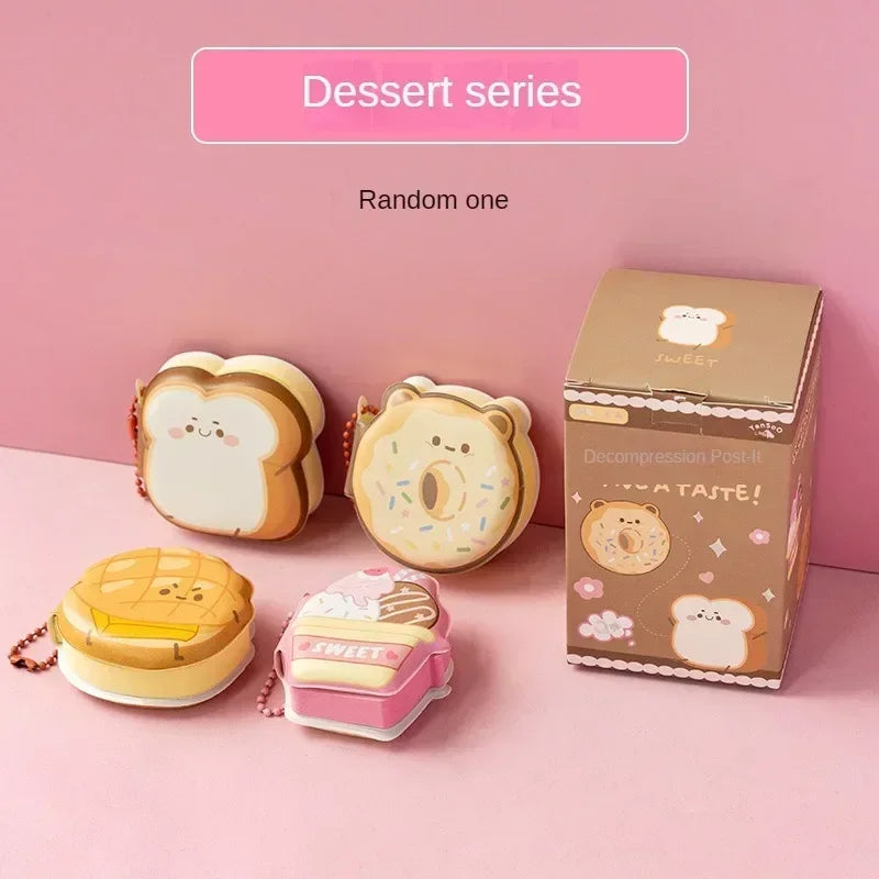 Cartoon Soft Silicone Cover Memo Pad Paper Sticky Notes Planner Sticker Paste Kawaii Stationery Papeleria Office School Supplies