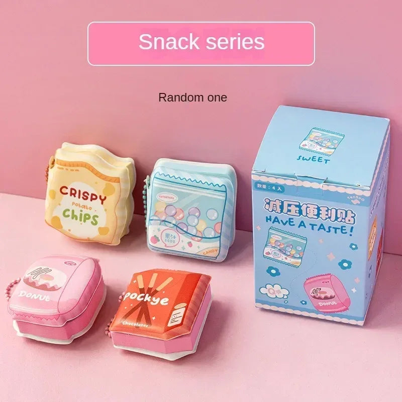 Cartoon Soft Silicone Cover Memo Pad Paper Sticky Notes Planner Sticker Paste Kawaii Stationery Papeleria Office School Supplies