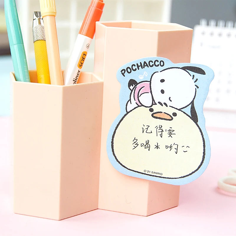 30Sheets Kawaii Sanrio Hello Kitty Convenience Book Mylody Kuromi Cinnamoroll Sticky Notes Cute Paste Notepad Student Stationery