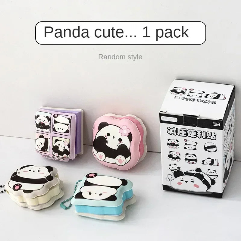 Cartoon Soft Silicone Cover Memo Pad Paper Sticky Notes Planner Sticker Paste Kawaii Stationery Papeleria Office School Supplies